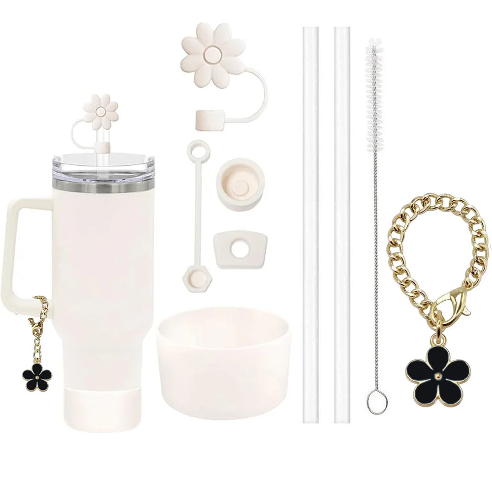 🌸 9-Piece Bottle Accessories Set (Vanilla Bean)