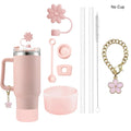 🌸 9-Piece Bottle Accessories Set (Strawberry Pink)
